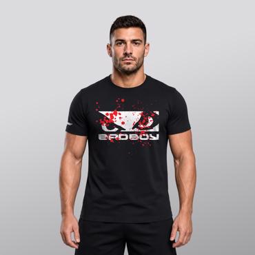 BAD BOY fight blood t-shirt - black
